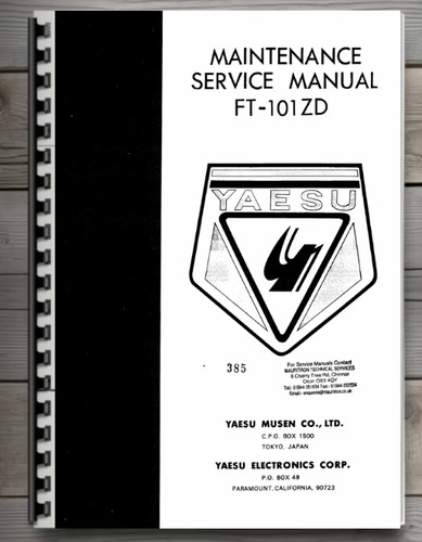 Yaesu 101zd maintenance - yaesu,