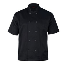 Black chef jacket - black, sleeve