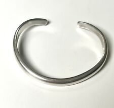 Sterling Silver 925 Bracelet Cuff Torque Bangle Extra Small Size 5.7 cm Diameter