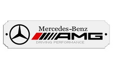 Mercedes Benz AMG Metal Sign