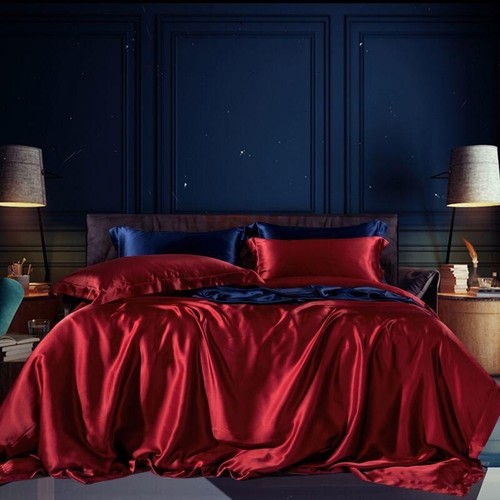 5pc mulberry silk bed set - 5pc,