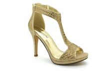 Womens Ladies Platform T-Bar