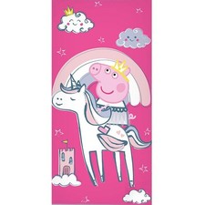 Peppa Pig Unicorn bath towel