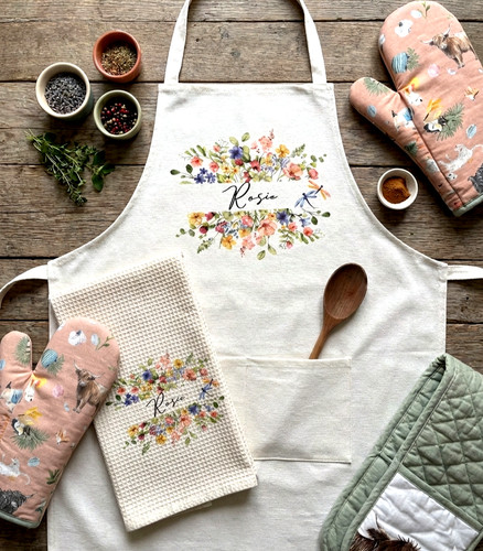 Personalised cooking apron