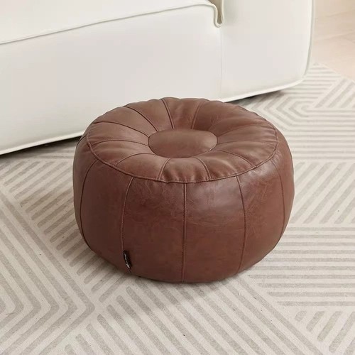 Faux leather seat cushion - faux,