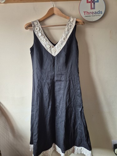 Minuet black linen - black,