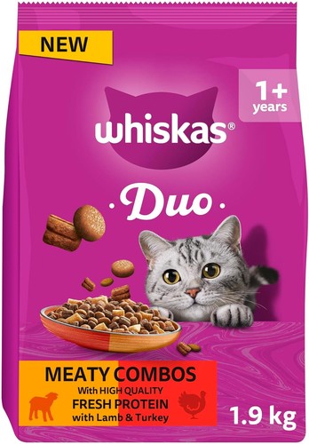 Whiskas duo adult dry cat - duo, food