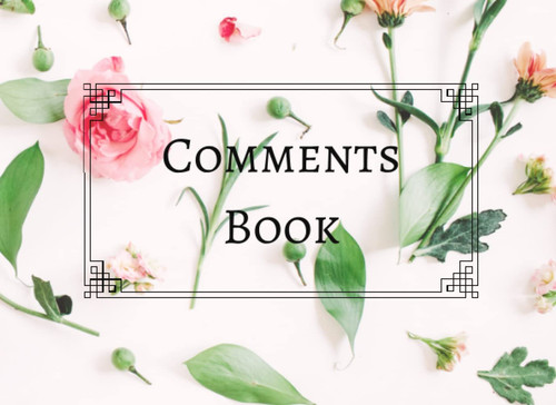 Comments book for visitors - for,