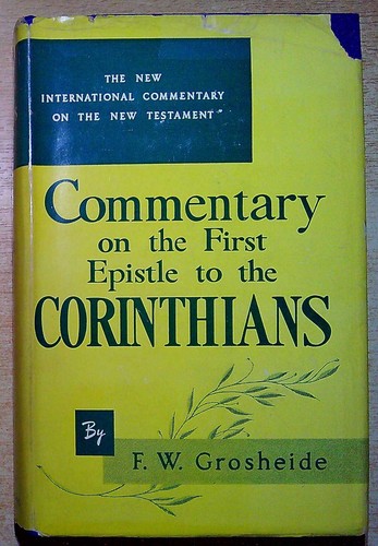 Grosheide commentary on - f, w