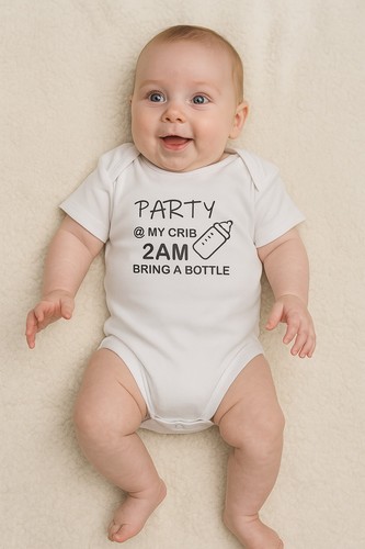 Funny baby clothes party my - funny,