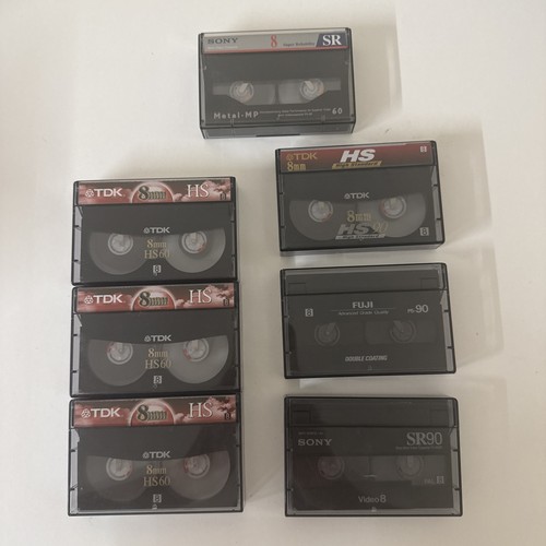 8mm video - 8mm, cassettes