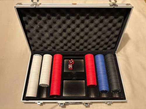 Poker chip set - poker, in
