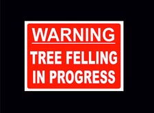 WARNING TREE FELLING IN