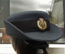 WRAF RAF HAT ROYAL AIR FORCE +CAP Badge Military Female 55 cm Cadets Girls Blue