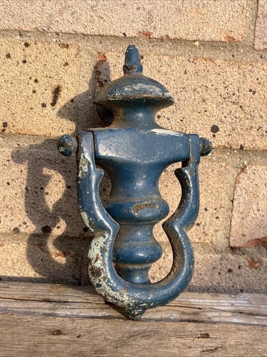 Antique cast iron door knocker - antique,