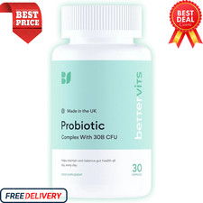Bettervits Probiotic complex - Gut Health - 30B CFU - Best Before 06/2026*