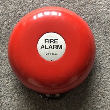 Red Centrifrugal Fire Alarm Bell 6" ChubbFire