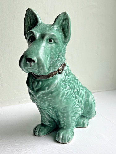 Vintage sylvac green scottish - sylvac,