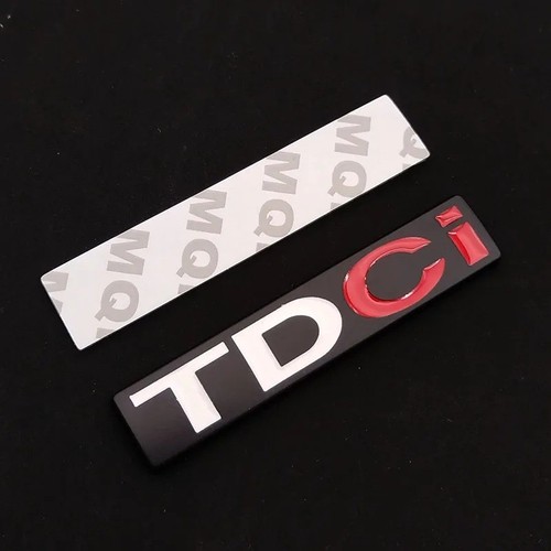 Tdci chrome red badge - chrome,