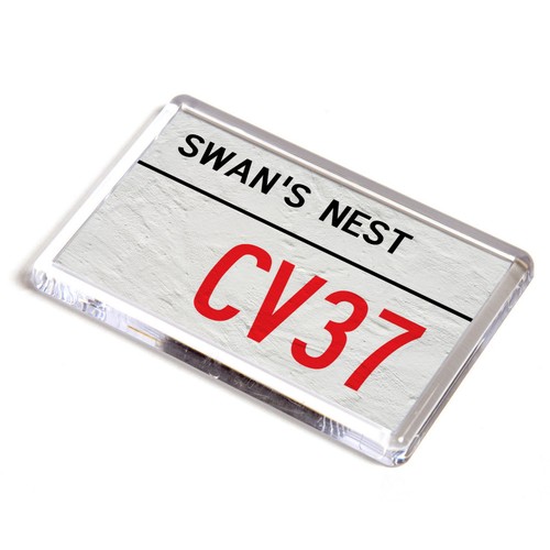 Fridge magnet swan - fridge, swan's