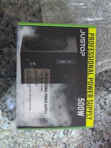 Justop black 500w psu - justop,