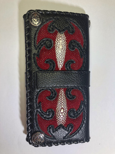 Long black cowhide - black,