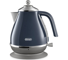 De'Longhi KBOC3001.BL Jug Kettle Icona Capitals Anti Scale Filter 1800W 1.7L