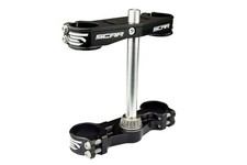 TRIPLE CLAMPS KTM 65 SX HUSQVARNA TC GASGAS MC - Offset 22mm 2024 - Black SCAR