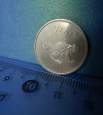 Z. Latvia 1 Lats 2010 TOAD Frog - Latvian coin collection