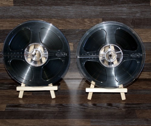 Two used 3 4 reel - 3/4, tapes