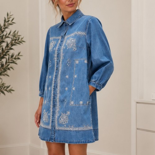 Oliver bonas denim embroidered - bonas,
