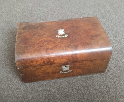 Antique vintage writing chest - antique,