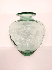 Large Vintage Green Glass