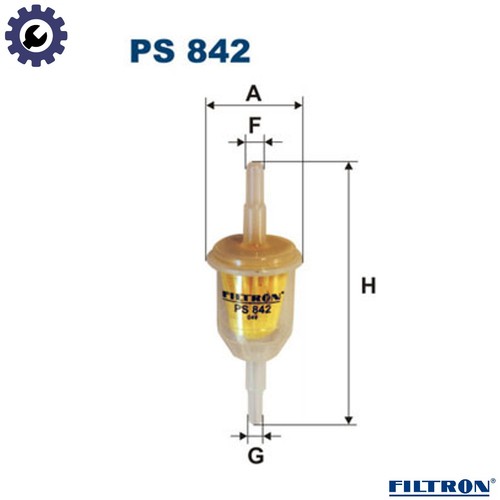 Fuel filter 842 - ps,
