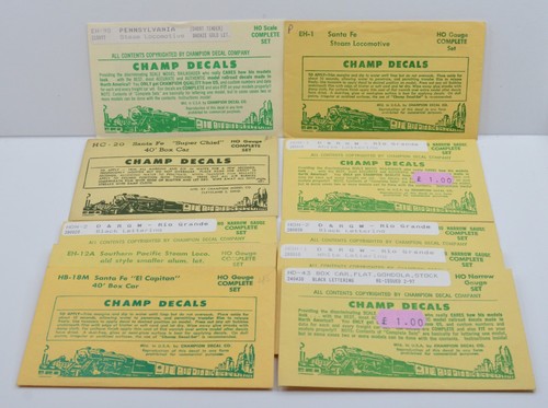Champ decals job lot gauge - decals,