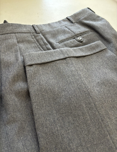 Wool pants mens 36x27 gray - wool,