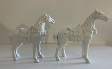 China Horse Pair Of Porcelain