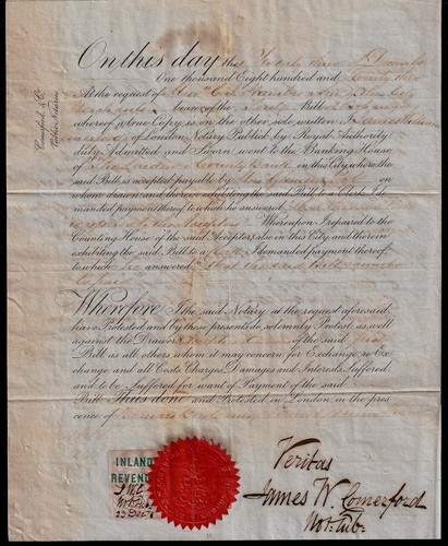 1873 london protested bill of - london-,