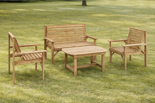 Wooden garden furniture - wooden, 4