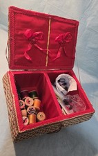 Vintage Sewing Box With