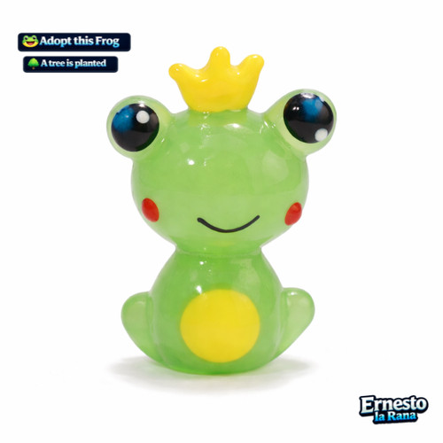 Frog prince handmade - frog,