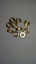 0BA  brass nuts pk of 10