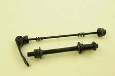 145mm 3/8" QUICK RELEASE REAR WHEEL AXLE & SKEWER MTB ROAD SPORTS BIKE BLACK