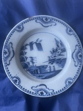 18th c English Delft Blue &