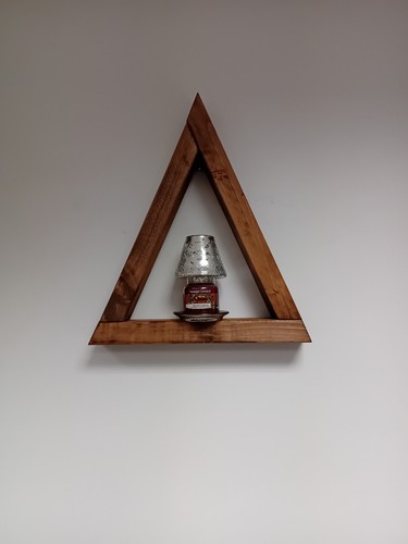 Unique triangle wall hanging - wall,