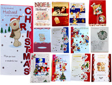 GOOD QUALITY CHRISTMAS CARDS SOMETHING FOR HUSBAND MEN DAD FRIENDS AND FAMILY