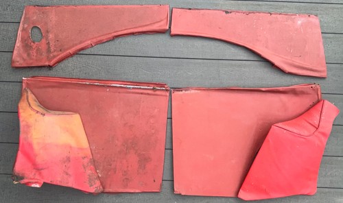 Morris minor rear door - door, cards