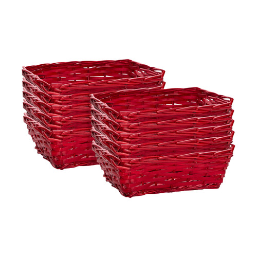 10pcs wicker hamper basket - 10pcs,