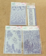 Card Making Magic Stencils x 4 packs - Masculine, Borders, Flourish, Bird Blooms