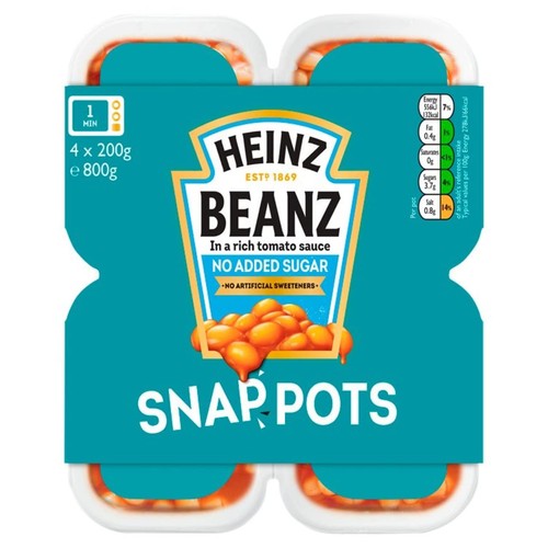 Baked beans added sugar - baked,